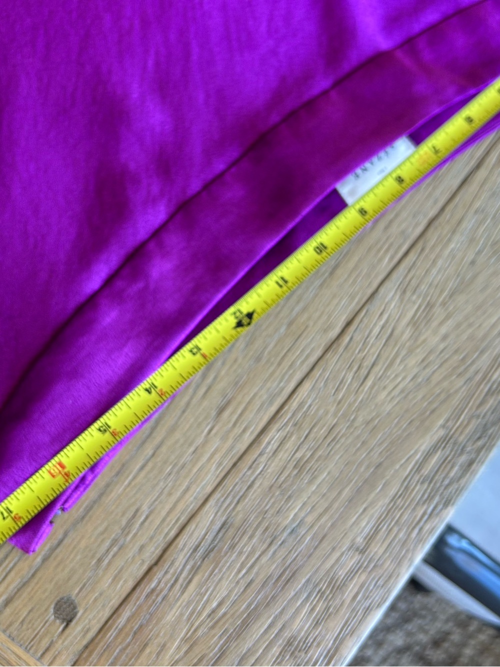 Sézane Silk A-Line Midi Skirt in Deep Magenta - Picture 6 of 9
